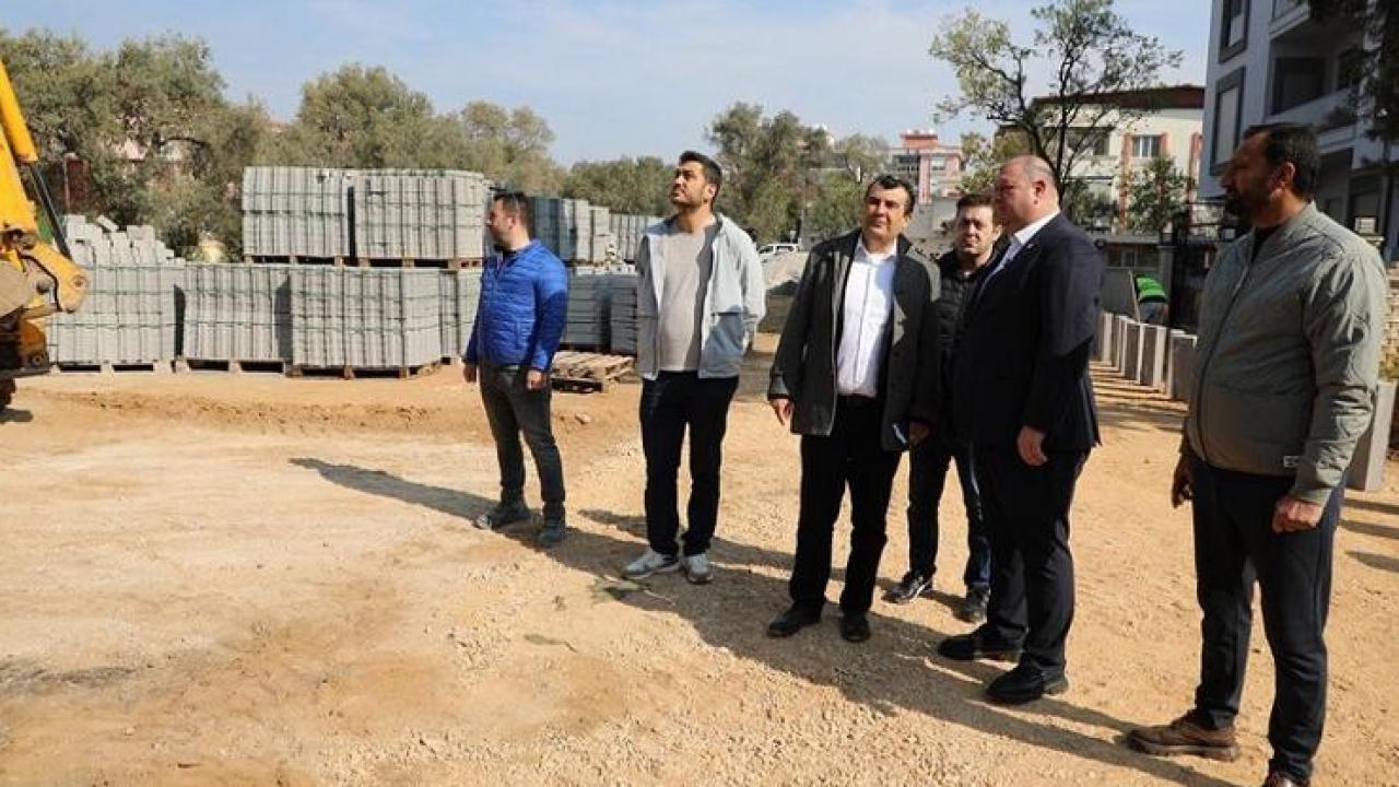 Başkan Çiçek Sahada; Çalışmalar Dolu Dizgin Sürüyor