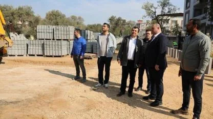 Başkan Çiçek Sahada; Çalışmalar Dolu Dizgin Sürüyor