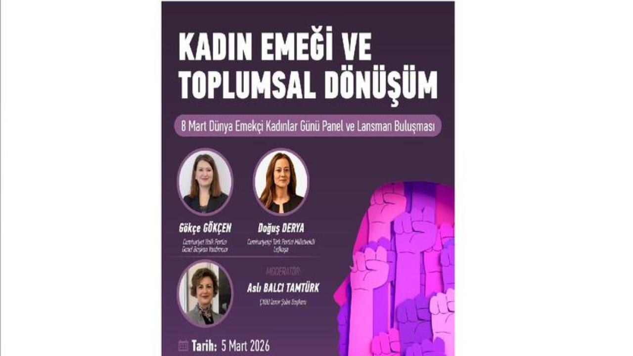 Bayraklı’da 8 Mart Kapsamında Kadın Emeği ve Eşitlik Buluşması