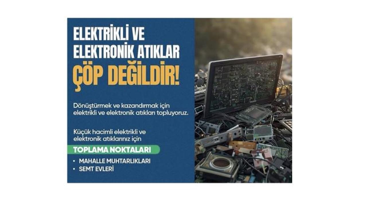 Bayraklı’da Elektronik Atıklar Çöpe Gitmiyor
