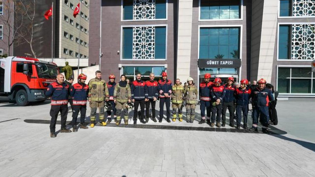 İzmir Adliyesi’nde nefes kesen bomba tatbikatı