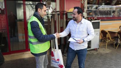 Konak’ta sıfır atık için esnafla iş birliği çalışması