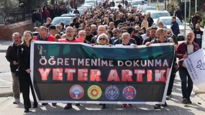 Muğla'da eğitimciler 'Fatma Nur Çelik' için sessiz yürüyüş düzenledi