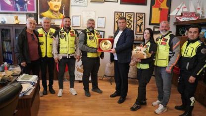 RİEDER Kulübü’nden Başkan İsmail Yetişkin’e teşekkür ziyareti