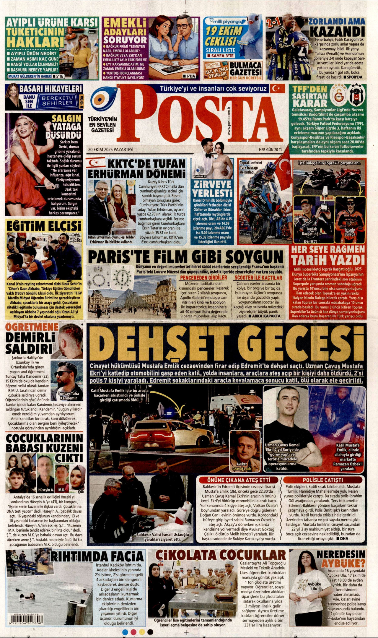 POSTA Gazete Manşeti