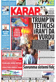KARAR Gazete Manşeti