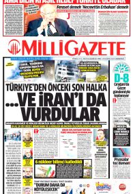 MİLLİ GAZETE Gazete Manşeti