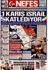NEFES Gazete Manşeti
