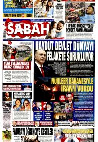 SABAH Gazete Manşeti