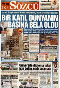 SÖZCÜ Gazete Manşeti