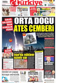 TÜRKİYE GAZETESİ Gazete Manşeti