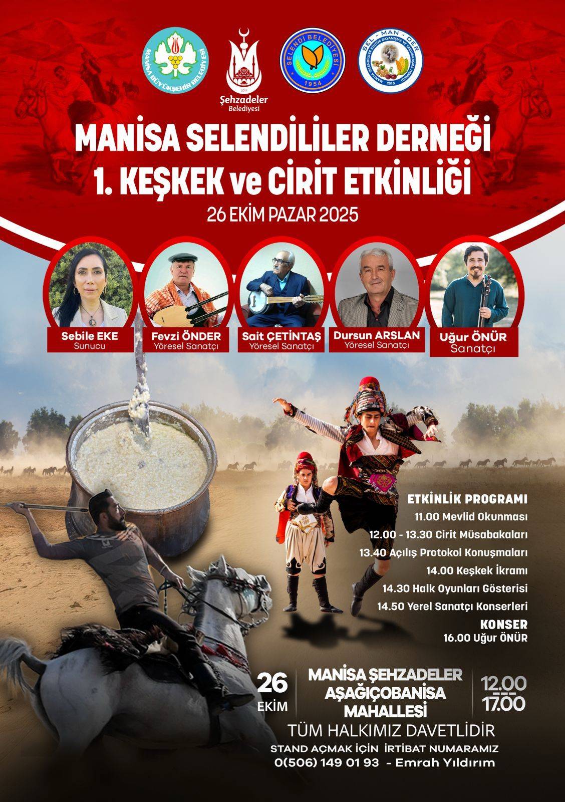 BUYURUN SELENDİLİLERİN KEŞKEK VE CİRİT ŞENLİĞİNE