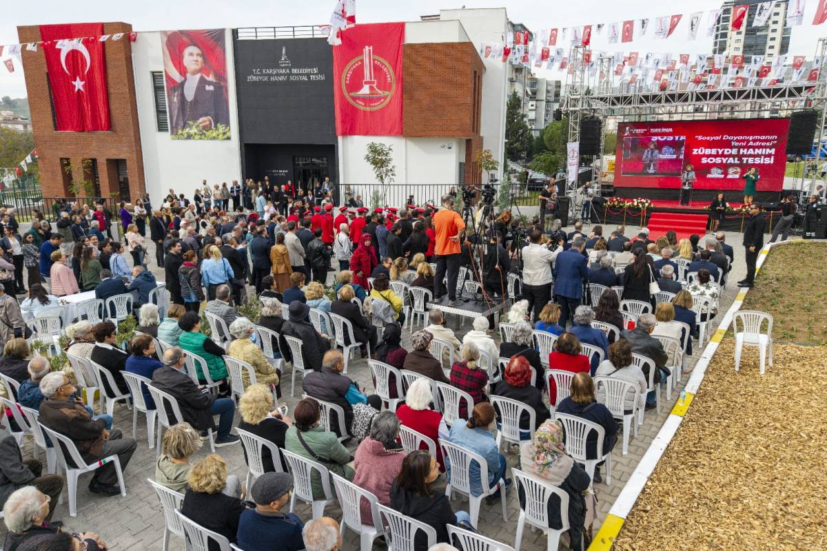 Karşıyaka’da görkemli açılış: Zübeyde Hanım Sosyal Tesisi hizmette!