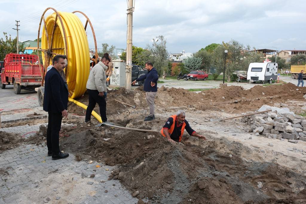 Dikili’de Doğal Gaz 4. Etap Çalışmaları Başladı