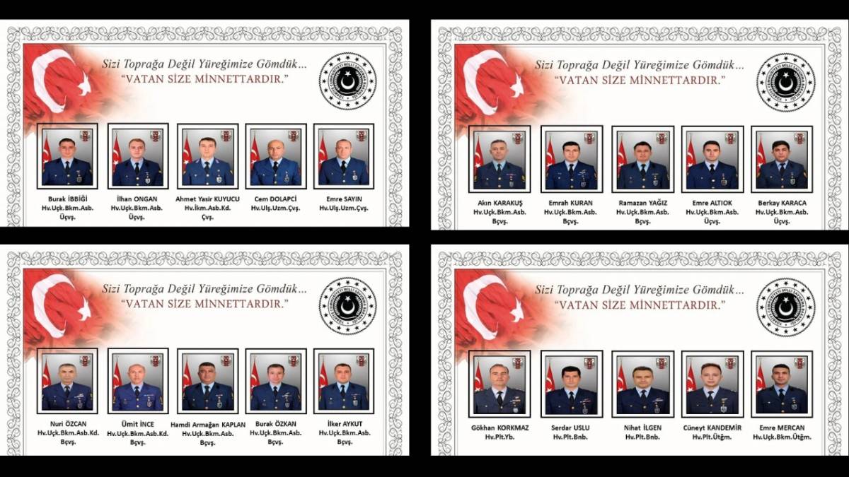 TSK'ya Ait Kargo Uçağı Gürcistan Sınırında Düştü: 20 Kahraman Şehit