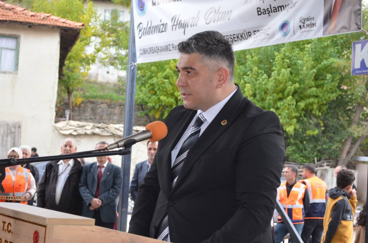 GEDİZ GÖKLER BELDESİNDE TARİHİ BİR GÜN ;DOĞALGAZ ÇALIŞMASI START ALDI