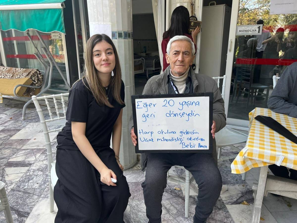 BÜYÜKLERE SAYGININ EN GÜZEL HÂLİ: İTÜ GVO İZMİR LİSE ÖĞRENCİLERİNDEN ANLAMLI ZİYARET