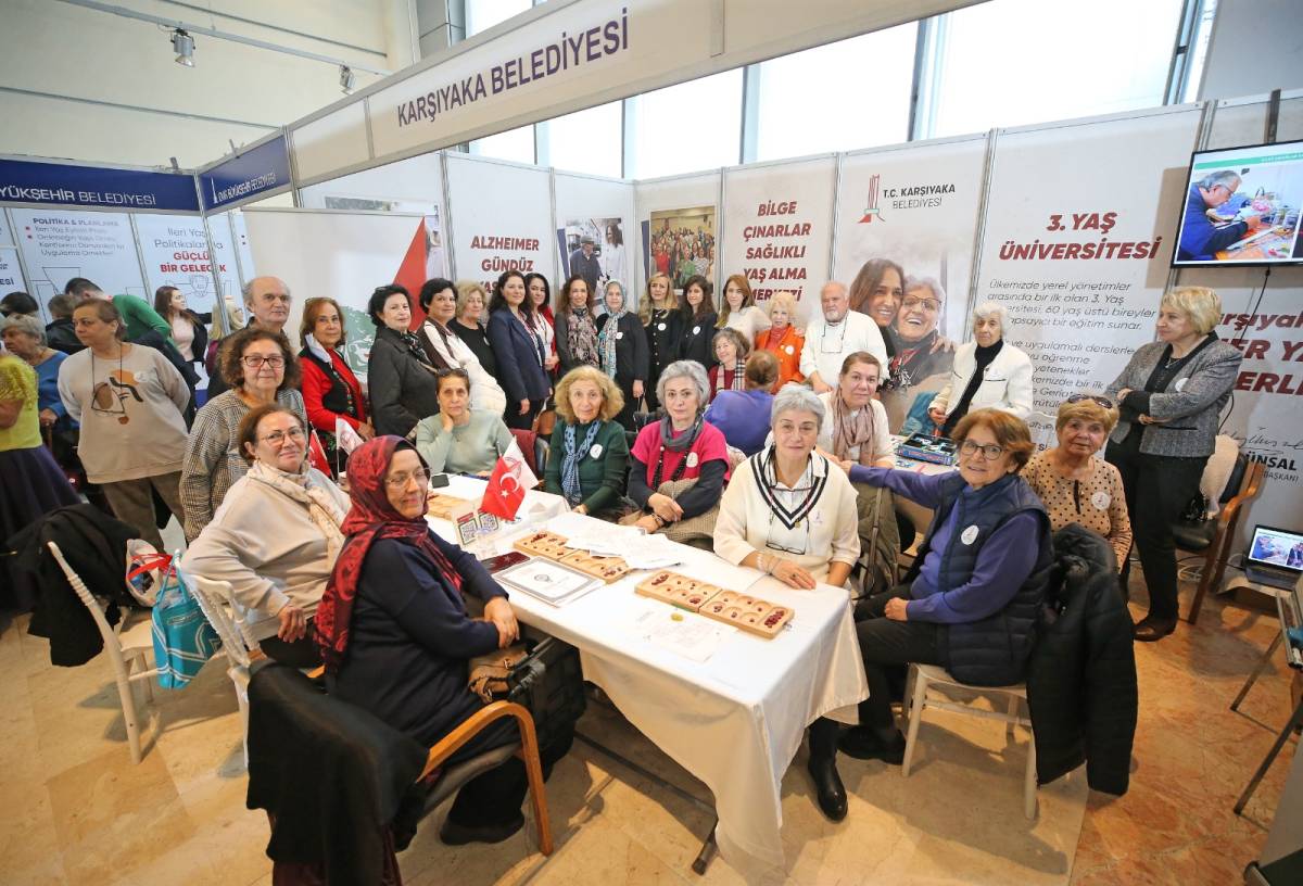 Karşıyaka Belediyesi ileri yaş hizmetlerini Sağlıklı Yaş Alma Fuarı’na taşıdı