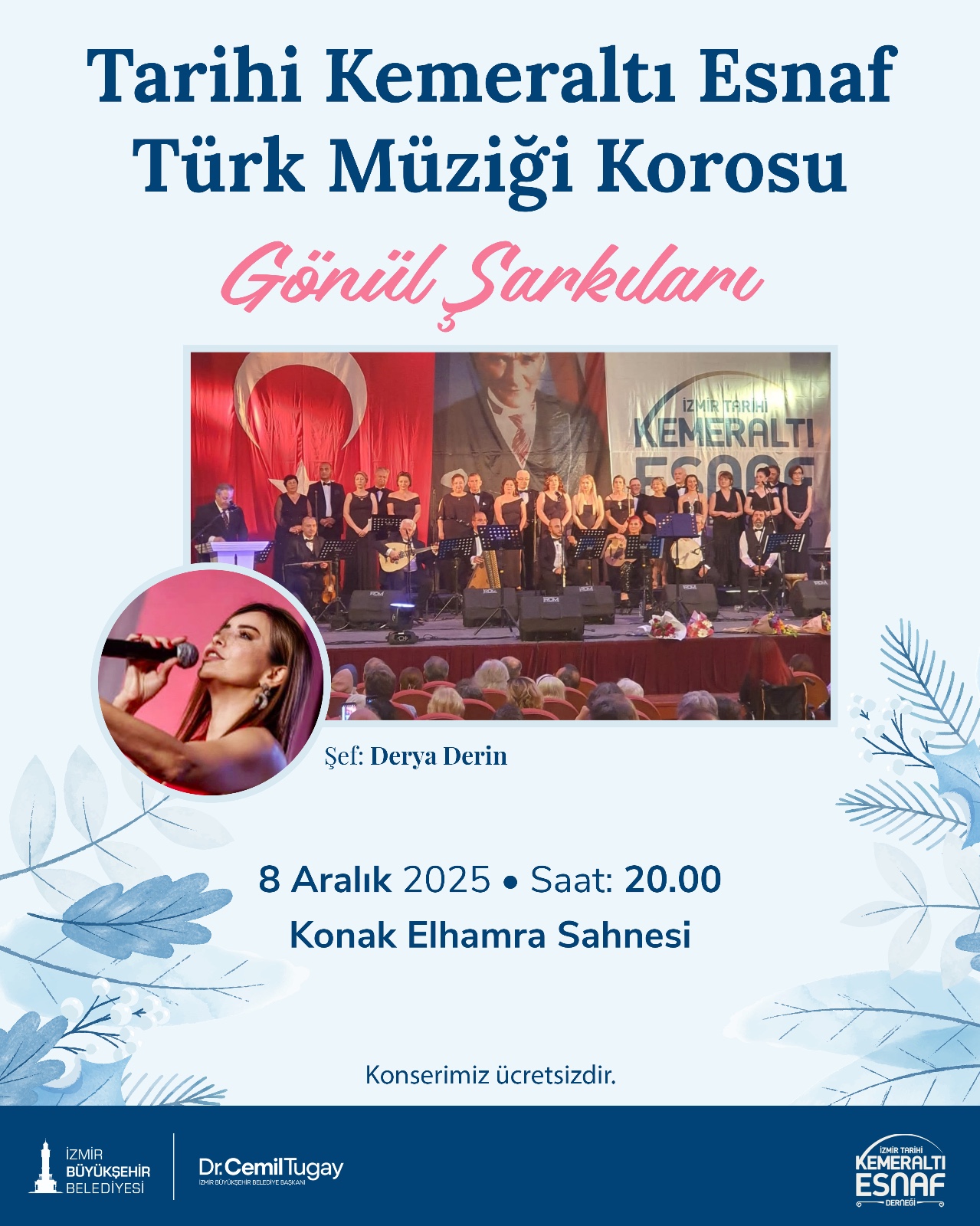Tarihi Kemeraltı Esnaf Türk Müziği Korosu, 5. Büyük Konserle İzmir’e Sanat Dolu Bir Gece Sunacak